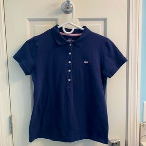Women’s Navy Vineyard Vines polo shirt